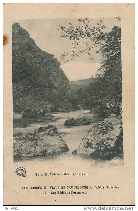 Les Gorges Du Viaur De PAMPELONNE à TANUS - Les Récifs De Roucayrols - Pampelonne