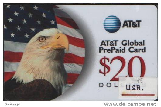 UNITED STATES - AT&T FLAG AND BALD EAGLE - AT&T