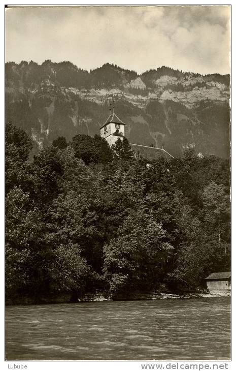 Ringgenberg - Kirche Vom See Aus              Ca. 1940 - Ringgenberg