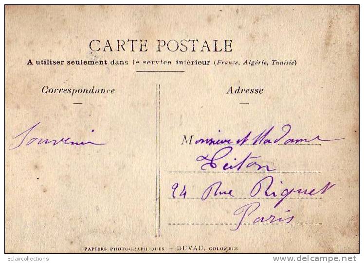 France.  A Identifier ..  2 Cartes Photos..Magasin De Couronnes Mortuaires - Other & Unclassified