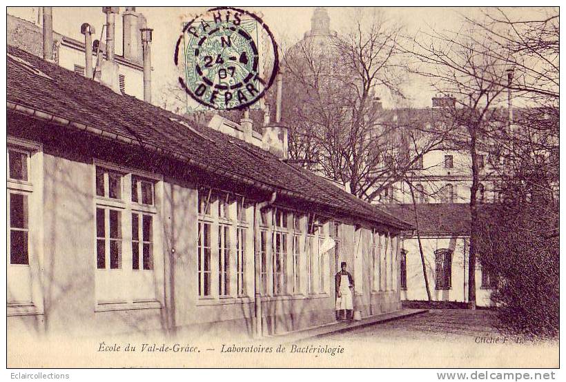 France.  Paris 75 Ecole Du Val De Grâce...Laboratoire De Bactériologie - Salud, Hospitales