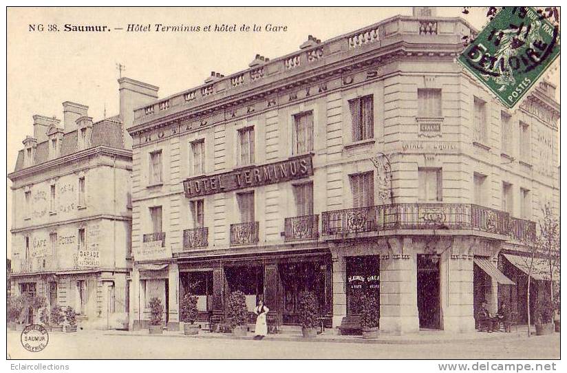 Saumur         49     Hotel Terminus Et De La Gare - Saumur