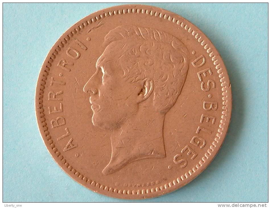 1931 - 5 FRANCS / KM 97.1 Pos B ( Uncleaned Coin / For Grade, Please See Photo ) !! - 5 Francs & 1 Belga