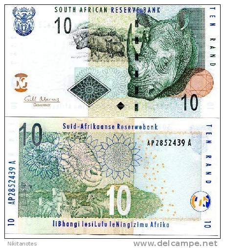 SOUTH AFRICA 10 Rand 2009 P-NEW UNC - South Africa