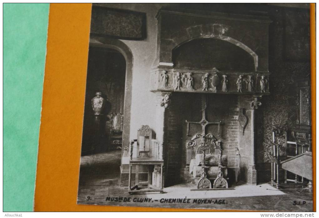 CHEMINEE DU MOYEN AGE  MUSEE DE CLUNY CPA STEREOSCOPIQUE  CARTE POSTALE - Stereoskopie