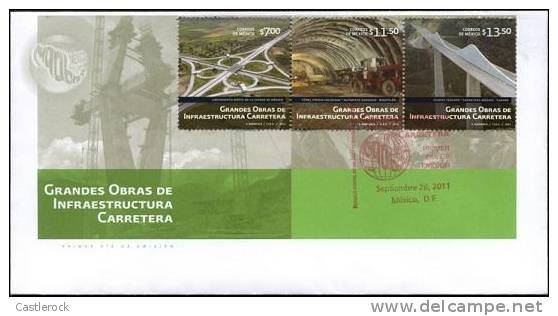 T) 2011, MEXICO, FDC,GREAT ROAD INFRASTRUCTURE.- - Mexico