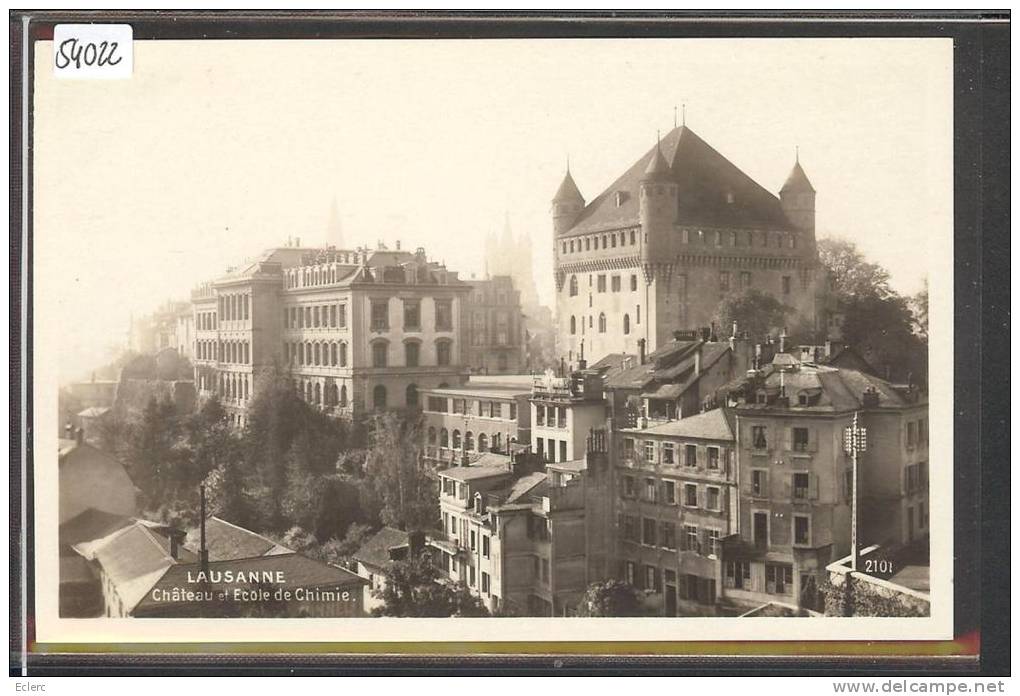 LAUSANNE - ECOLE DE CHIMIE - TB - Lausanne