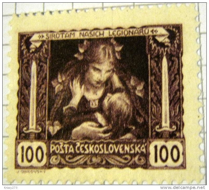 Czechoslavkia 1919 1st Anniversary Of Independence 100h - Unused - Nuovi