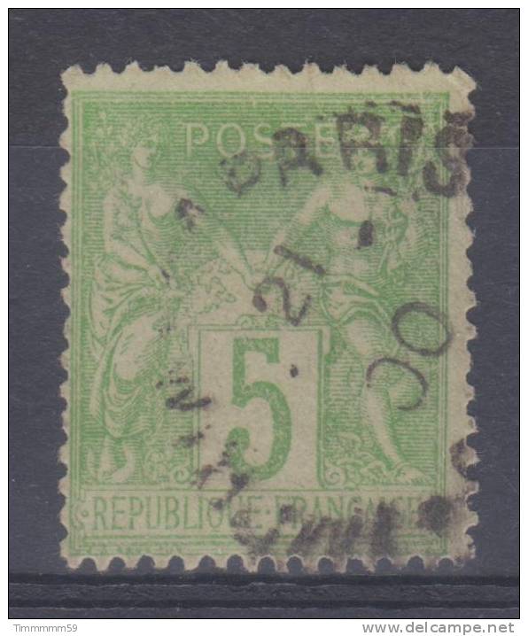 Lot N°15643  N°102, Oblit Cachet à Date Des Imprimés - 1898-1900 Sage (Type III)