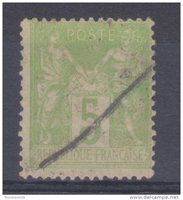 Lot N°15653  N°102, Oblit Barré A La Plume - 1898-1900 Sage (Tipo III)