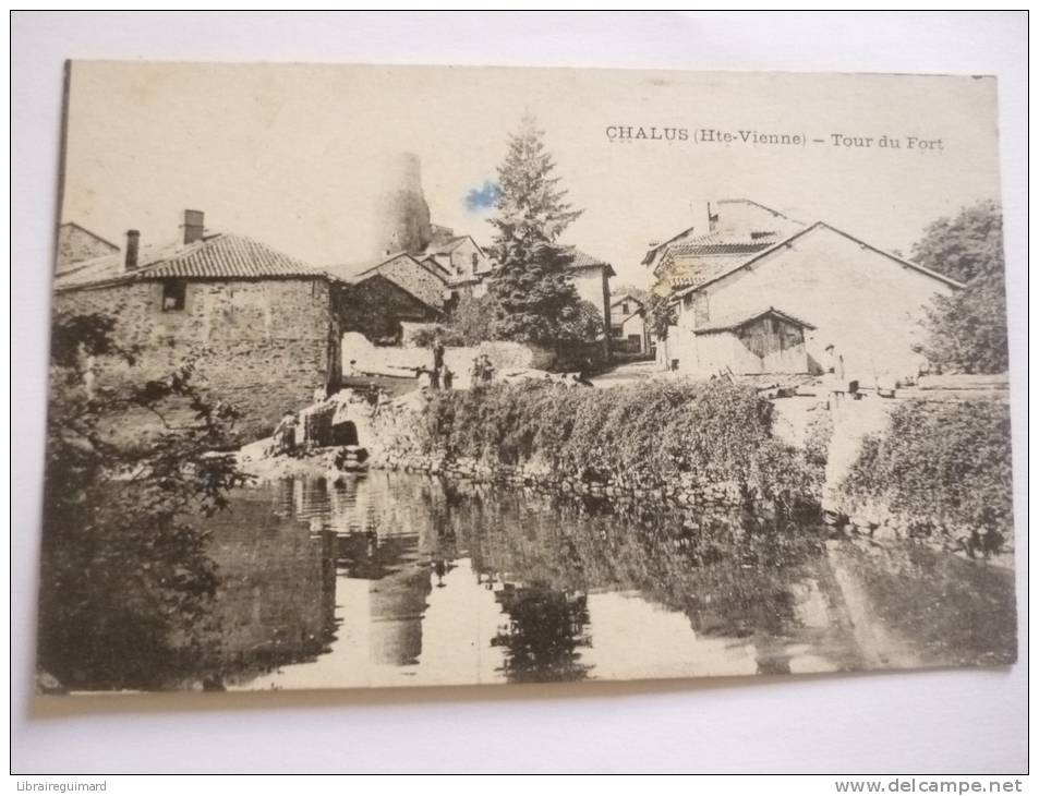 2 Ett - CPA  - Chalus - Tour Du Fort - [87] Haute-Vienne - Chalus