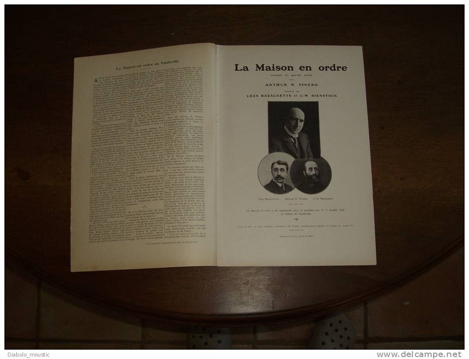 N° 96 Du 17.10.1908       L ' ILLUSTRATION THEÂTRALE      LA MAISON EN ORDRE - French Authors