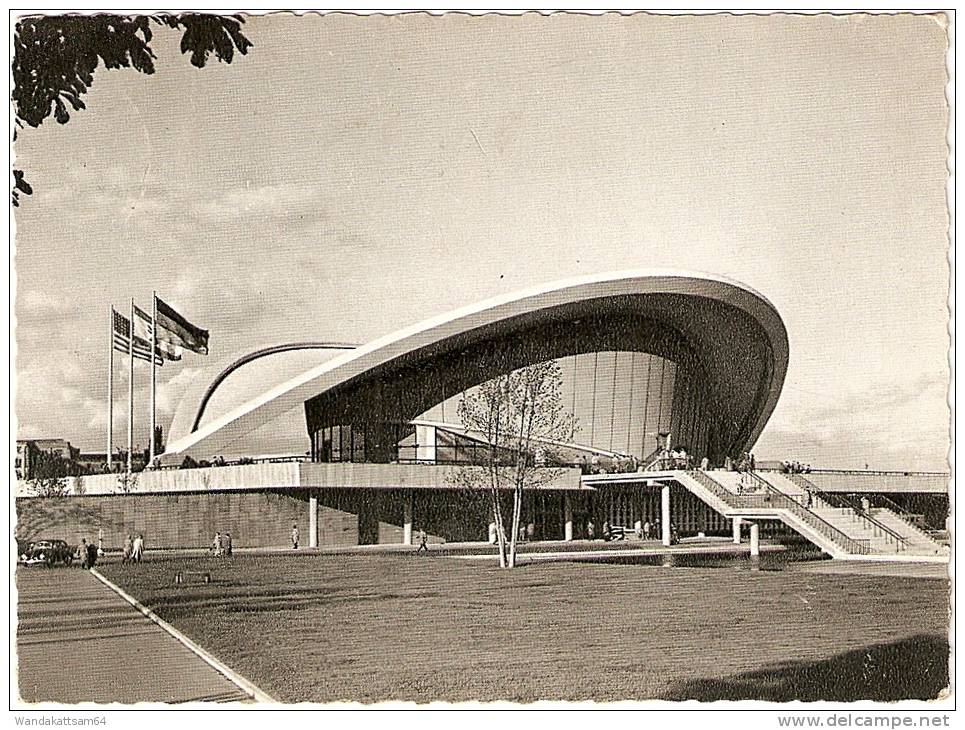 AK 98 Berlin Kongreßhalle 31. 5. 61 - (1) BERLIN S   Aa Nach Recklingshausen Mit 1 X 10 PF DEUTSCHE BUNDESPOST - Tiergarten