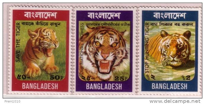 Bangladesh-  1974 Royal Bengal Tiger- MNH Set - Félins - Grands Félins-Katachtigen - Grote Katten- Katzen - Raubkatzen- - Bangladesh