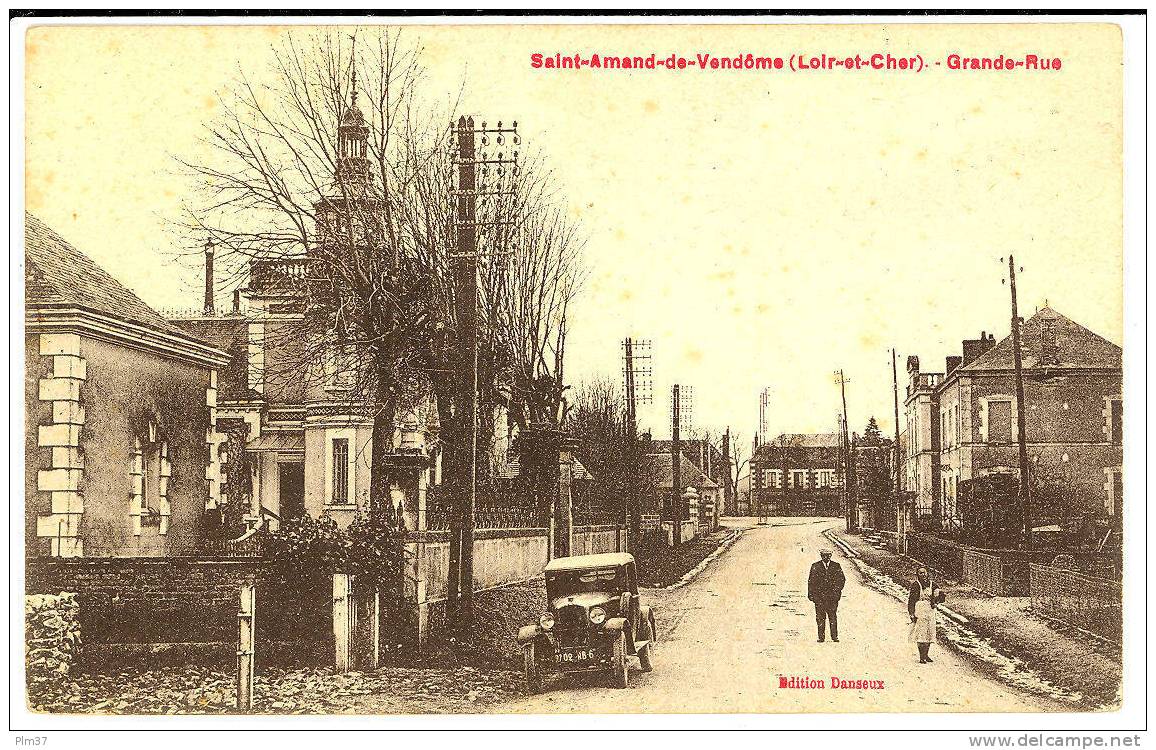 SAINT AMAND DE VENDOME - Grande Rue - Saint Amand Longpre