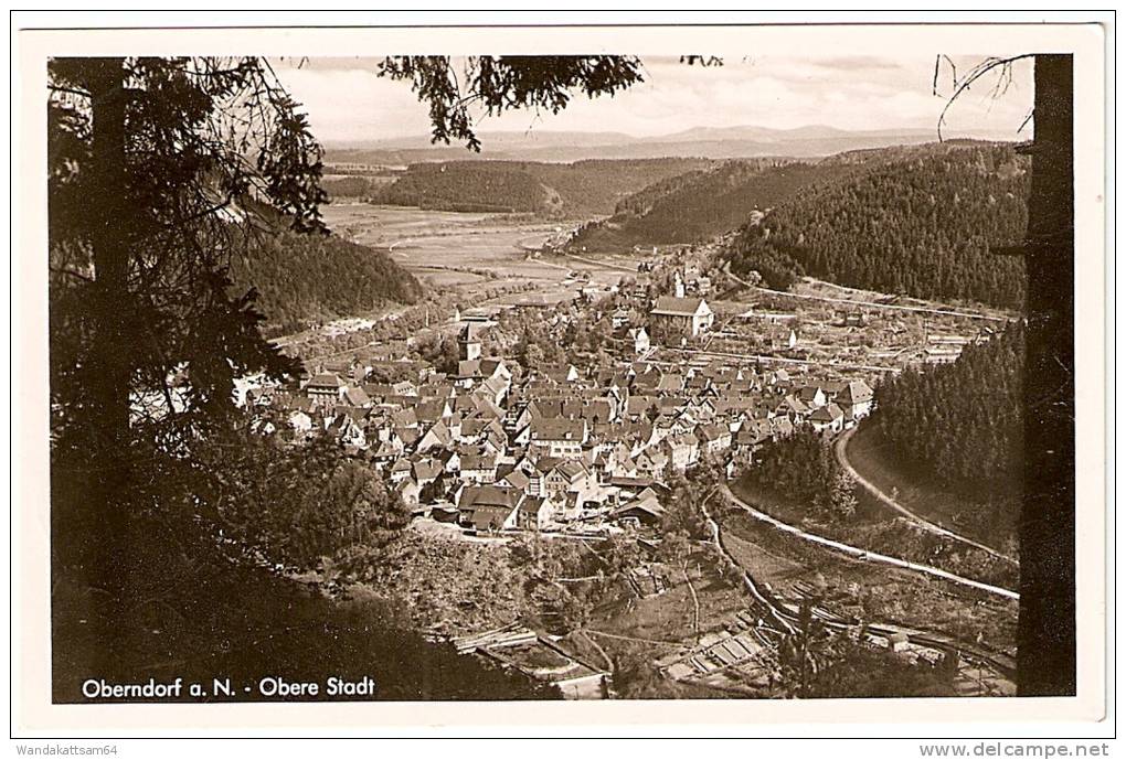 AK Oberndorf A. N. - Obere Stadt 23. 9. 61 - 15 (14b) OBERNDORF (NECKAR) - PERLE AM OBEREN NECKAR - Nach Plauen - Rottweil