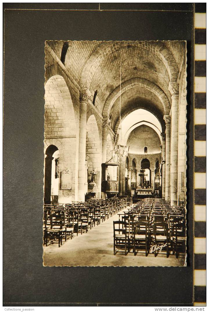 BENNEVENT L´ABBAYE INTERIEUR DE L´EGLISE MONUMENT HISTORIQUE 12 EME S - Benevent L'Abbaye