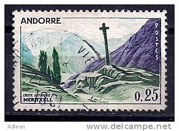 Andorre- Croix Gothique Meritxell YT 158 Obl - Usados