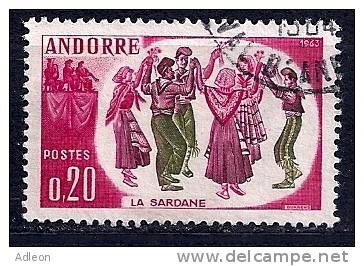 Andorre-La Sardane YT 166 Obl - Oblitérés