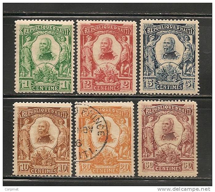 HAITI - 1904 - Yvert # 84/89 - # 88 USED - Others MINT LH - Haïti