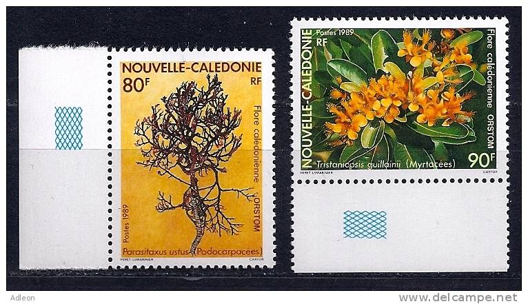 Nouvelle Cal&eacute;donie - Flore Cal&eacute;donienne YT 574-575** - Unused Stamps