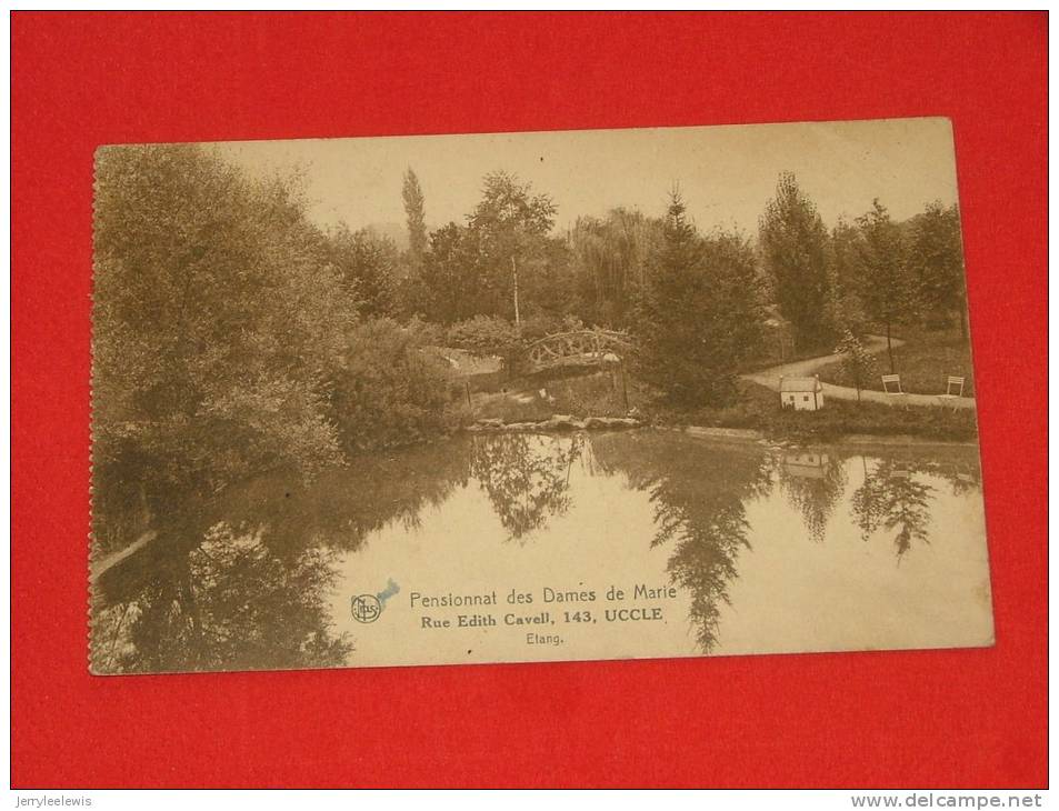 Bruxelles   -    Uccle  -  Pensionnat Des Dames De Marie - L´étang     -   ( 2 Scans ) - Uccle - Ukkel