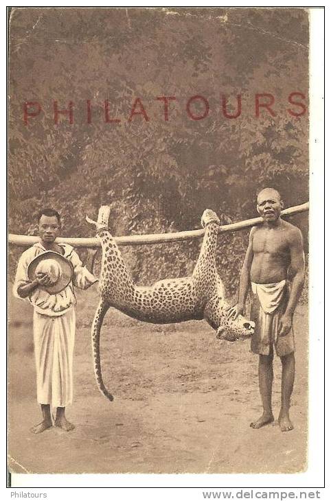 GABON  /  LA PANTHERE NE VIENDRA PLUS TROUBLER LE REPOS DU VILLAGE - Missions Des Pères Du Saint-Esprit - Gabon