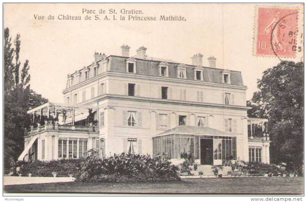 Parc De St Gratien - Vue Du Château De La Princesse Mathilde - Saint Gratien