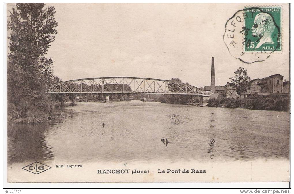 RANCHOT 39 Jura Le Pont De Rans Véritable CPA - Other & Unclassified