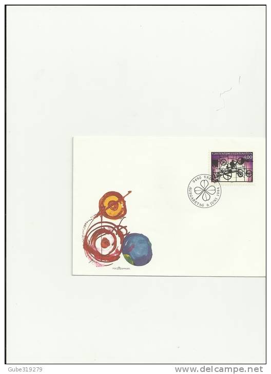 LIECHTENSTEIN 1994 - FDC HOMMAGE TO LIECHTEIN WITH / 1 STAMP CHF 4.00  YVERT1025 POSTMARKED 6.6.1994 RE 28 GN - Briefe U. Dokumente