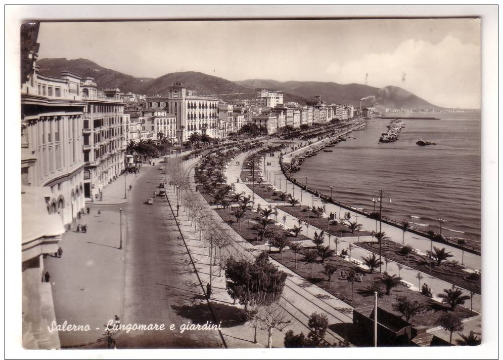 3SC492) SALERNO - LUNGOMARE E GIARDINI - Salerno