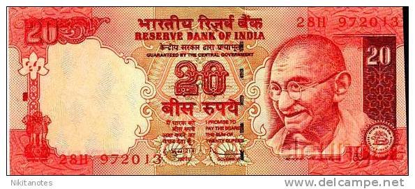 India 20 Rupees 2011 P New UNC - Indien