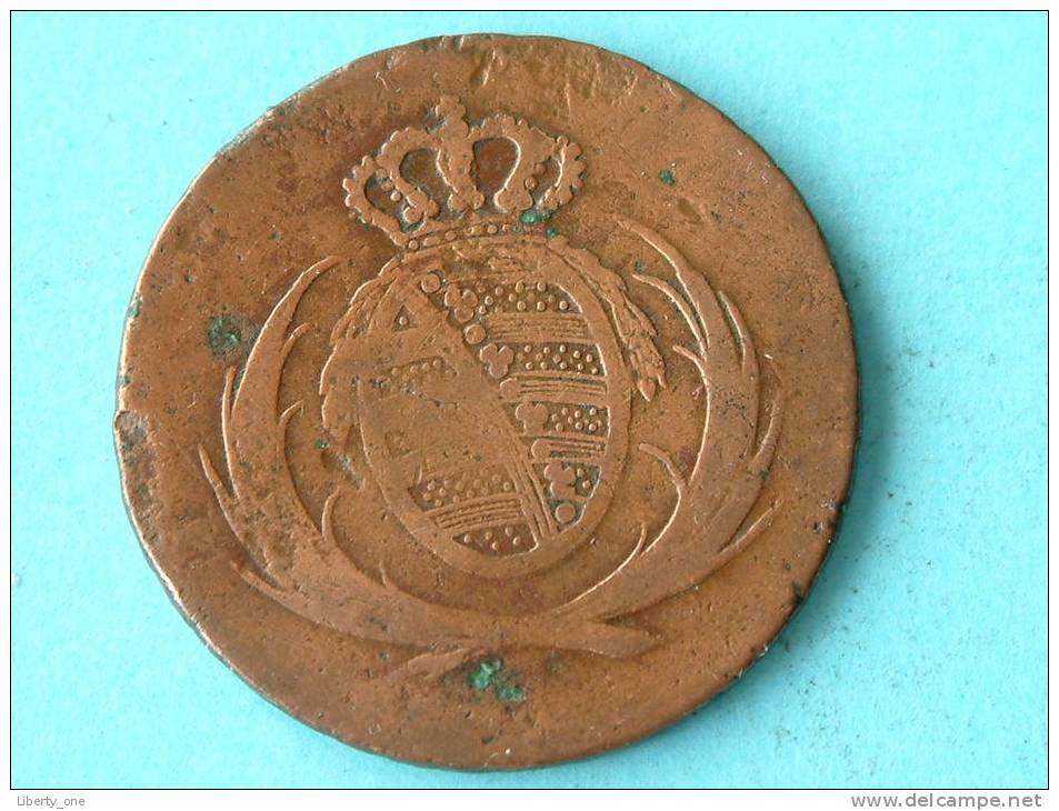 1809 H (?) SAXONY - 4 PFENNIGE / KM 1064 ( Details Zie Foto ) ! - Petites Monnaies & Autres Subdivisions