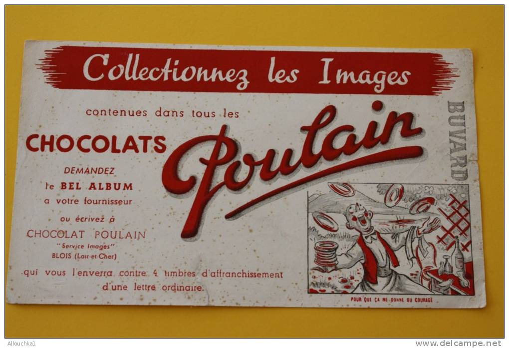 BUVARD PUBLICITAIRE  CHOCOLAT POULAIN - Chocolat