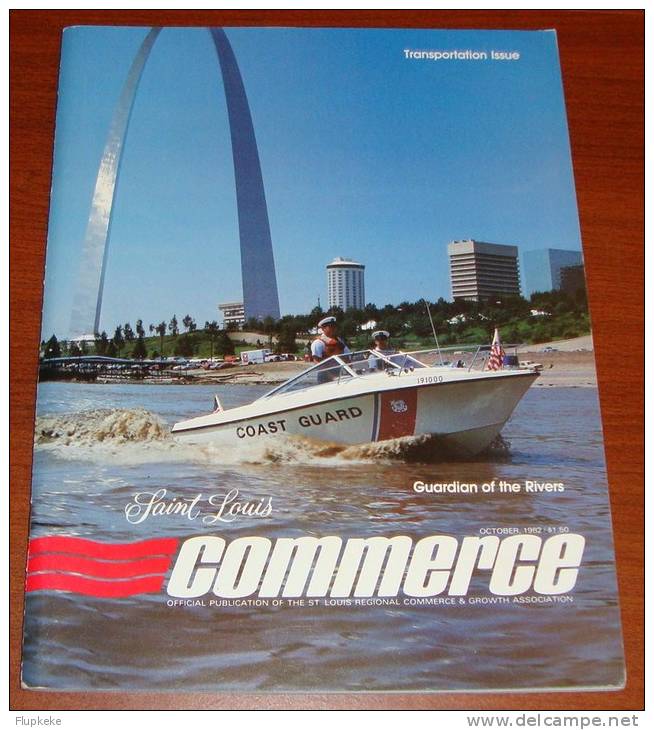 Saint Louis Commerce October 1982 Transportation Issue U.S Coast Guard Gardian Of The Rivers - Transportation