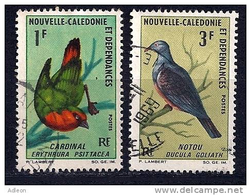 Nouvelle Cal&eacute;donie - Oiseaux YT 330-331 Obl. - Used Stamps