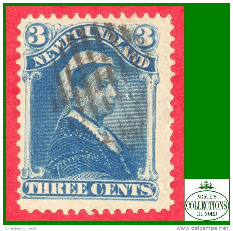 Canada Newfoundland # 49 Scott - Unitrade - O - 3 Cents - Queen Victoria - Dated: 1880-96 / Reine Victoria - 1865-1902