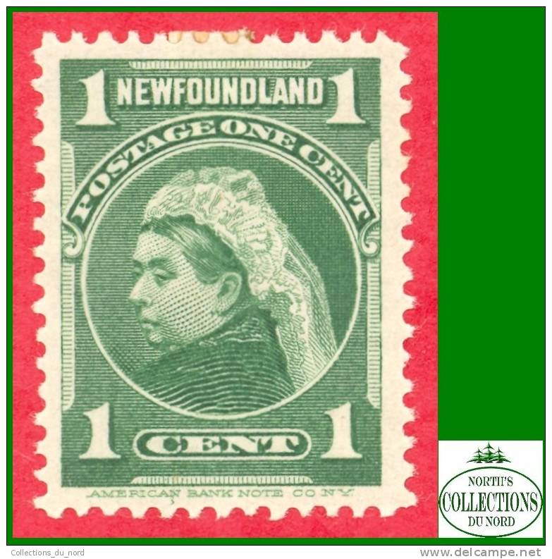 Canada Newfoundland # 80 Scott - Unitrade - Mint - 1 Cent - Queen Victoria - Dated: 1897-1901 / Neuf - Reine - 1865-1902