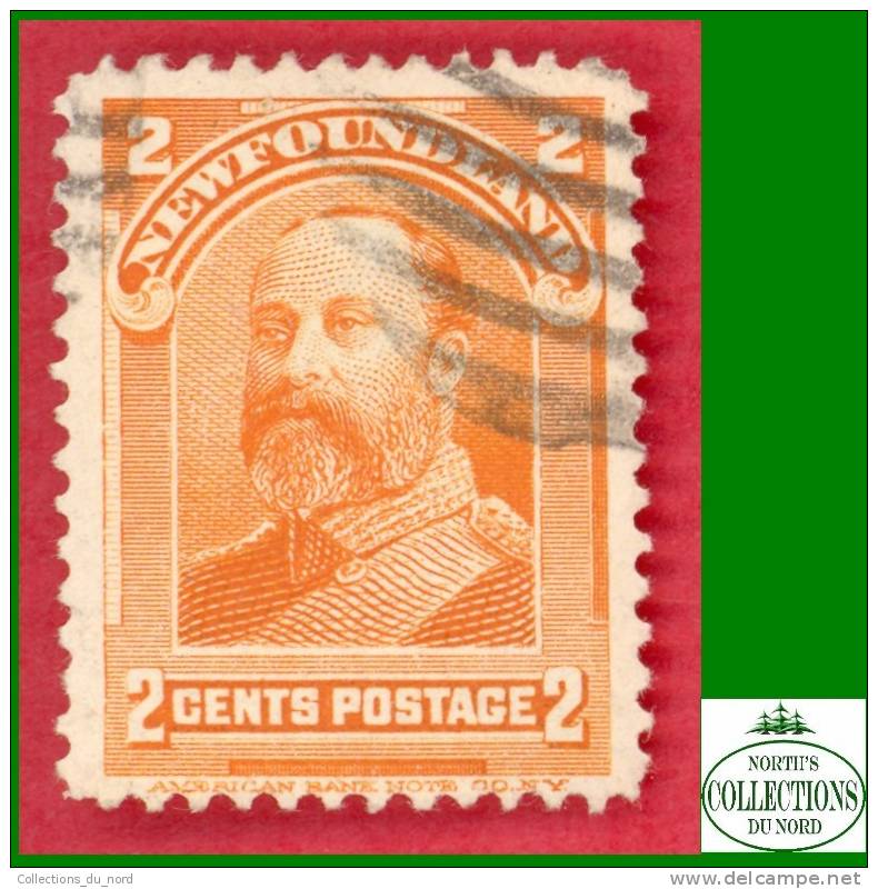 Canada Newfoundland # 81 Scott - Unitrade - O - 2 Cents - King Edward VII - Dated: 1897-1901 / Roi - 1865-1902