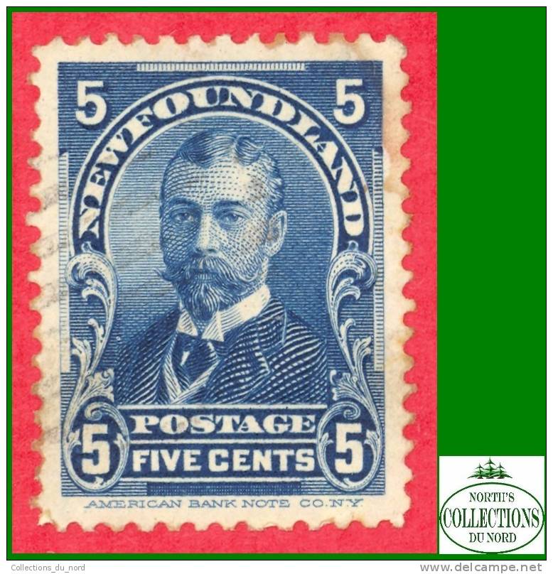 Canada Newfoundland # 85 Scott - Unitrade - O - 5 Cents - Duke Of York - Dated: 1897-1901 / Duc - 1865-1902