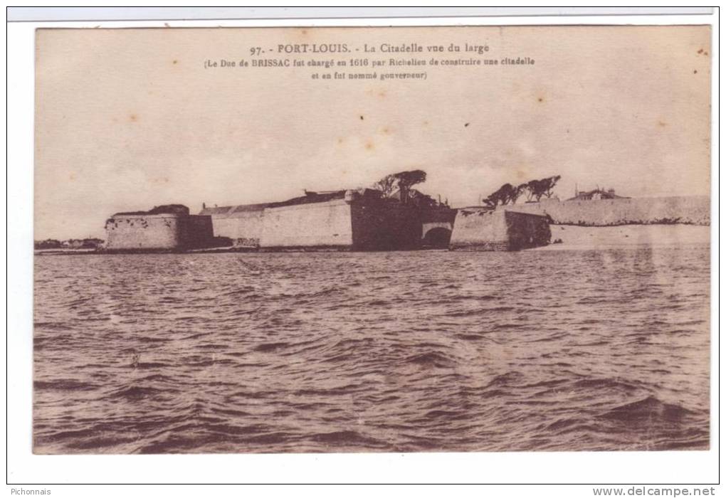 56  PORT LOUIS  La Citadelle Vue Du Large - Port Louis