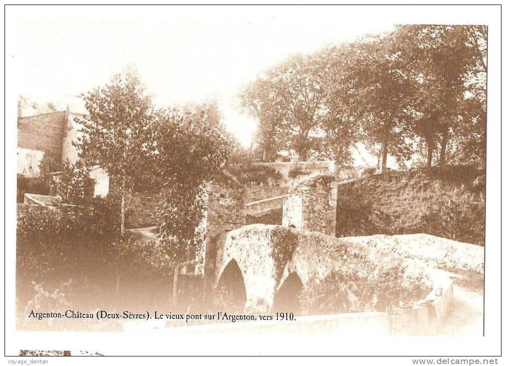 Argenton-Chateau, Deux Sèvres, Le Vieux Pont Sur L'Argenton, Vers 1910, Vierge - Argenton Chateau