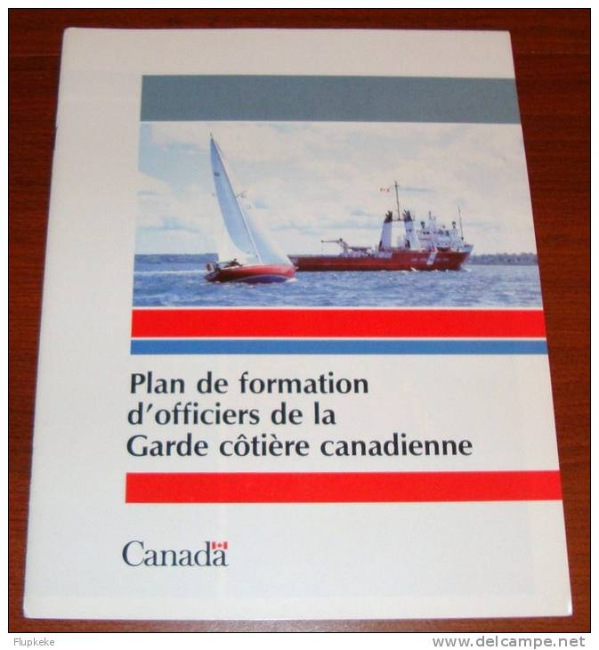 Canadian Coast Guard Officer Training Plan Plan De Formation De La Garde Côtière Canadienne 1984 - Verkehr