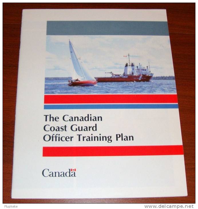 Canadian Coast Guard Officer Training Plan Plan De Formation De La Garde Côtière Canadienne 1984 - Transportation