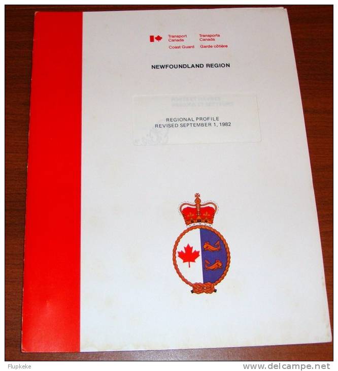 Newfoundland Region Regional Profile Revisited September 1982 Transport Canada - Transportation