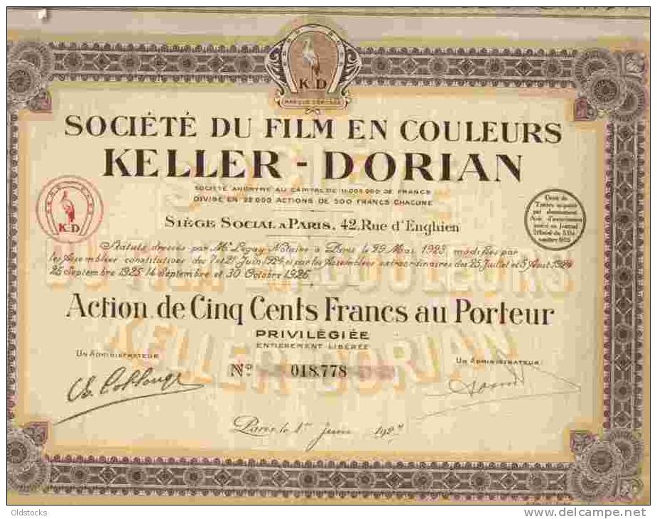 STE DU FILM EN COULEURS KELLER - DORIAN ( ACT ) - Kino & Theater