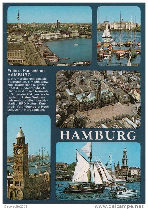 B34960 Hamburg Multi Views Used Perfect Shape - Harburg