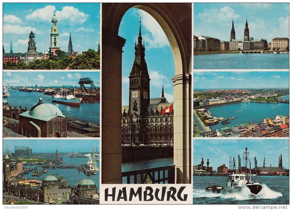 B34980 Hamburg Multi Views Used Perfect Shape - Harburg