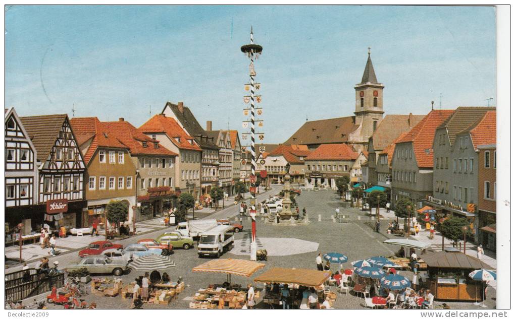 B35002 Bad Neustadt Saale Markplatz Used Perfect Shape - Wuerzburg