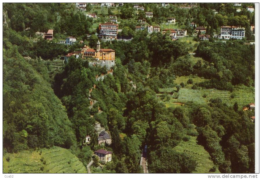 Locarno Orselina Con La Basilica Santuario Madonna Del Sasso - Orselina